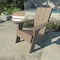 Highwood Usa Modern Adirondack Chair Outdoor Furniture for Patio, Backyard, Garden AD-CHRAD01-WBR - alternate 2